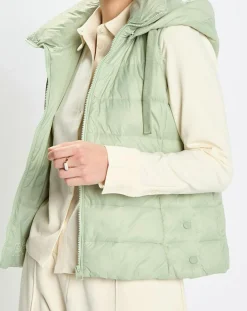 Doudoune Light sans manches vert clair-Marc O'Polo Sale