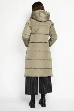 Doudoune longue kaki-Assuili New