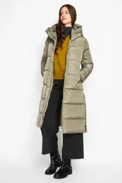 Doudoune longue kaki-Assuili New