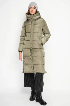 Doudoune longue kaki-Assuili New
