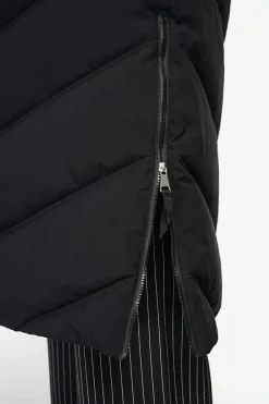 Doudoune longue noire-Assuili Outlet