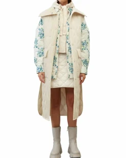 Doudoune longue sans manches padded beige-Marc O'Polo Hot