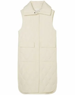 Doudoune longue sans manches padded beige-Marc O'Polo Hot