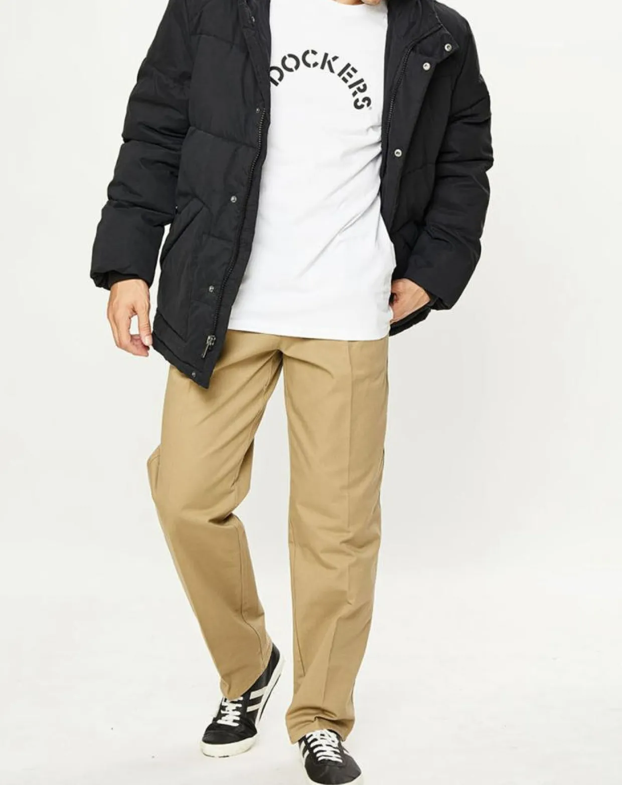 Doudoune Micro Twill Barn Puffer noire-Dockers Sale