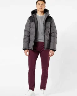 Doudoune Mix Media Hoody grise-Dockers Discount