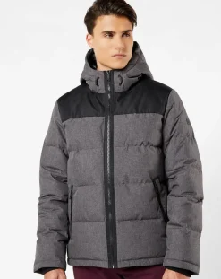Doudoune Mix Media Hoody grise-Dockers Discount