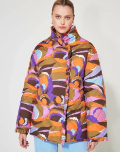 Femme Manoush Manteaux^Doudoune Purple marron