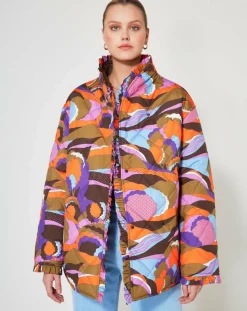 Femme Manoush Manteaux^Doudoune Purple marron