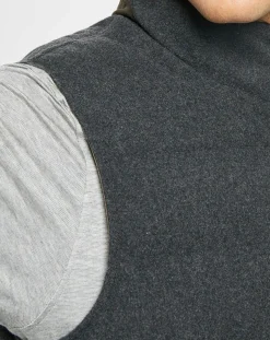 Homme Hackett London Manteaux^Doudoune Réversible en Laine mélangée gris/marron