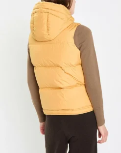 Femme Marc O'Polo Manteaux^Doudoune sans manches à capuche jaune