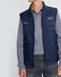 Homme Hackett London Manteaux^Doudoune sans manches Aston Martin Racing bleue
