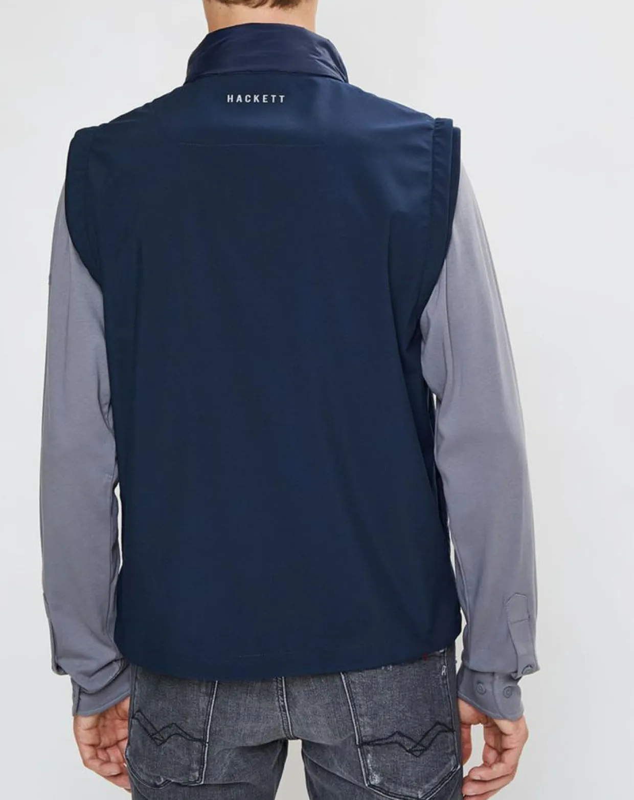 Homme Hackett London Manteaux^Doudoune sans manches Aston Martin Racing bleue