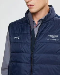 Homme Hackett London Manteaux^Doudoune sans manches Aston Martin Racing bleue
