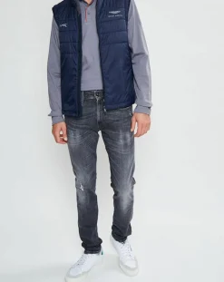 Homme Hackett London Manteaux^Doudoune sans manches Aston Martin Racing bleue