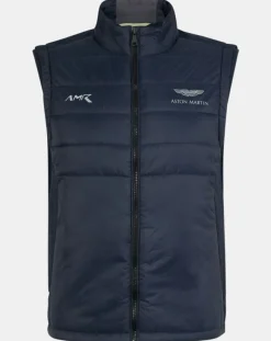 Homme Hackett London Manteaux^Doudoune sans manches Aston Martin Racing bleue