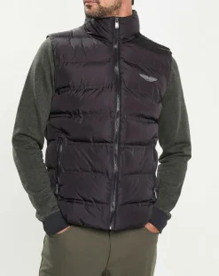 Homme Hackett London Manteaux^Doudoune sans manches Aston Martin Racing noire