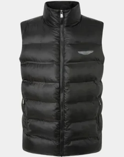 Homme Hackett London Manteaux^Doudoune sans manches Aston Martin Racing noire