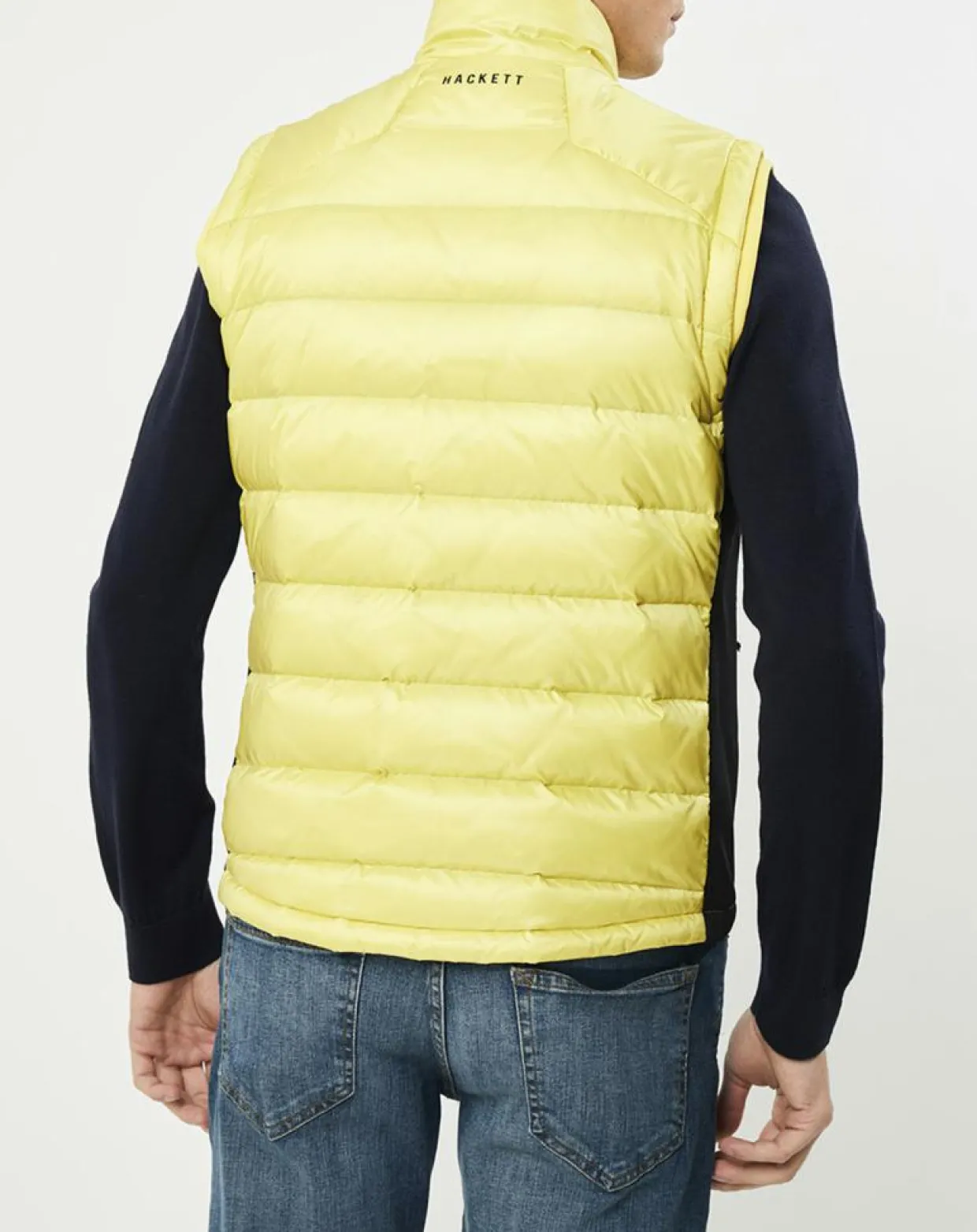 Homme Hackett London Manteaux^Doudoune sans manches Aston Martin Racing jaune clair