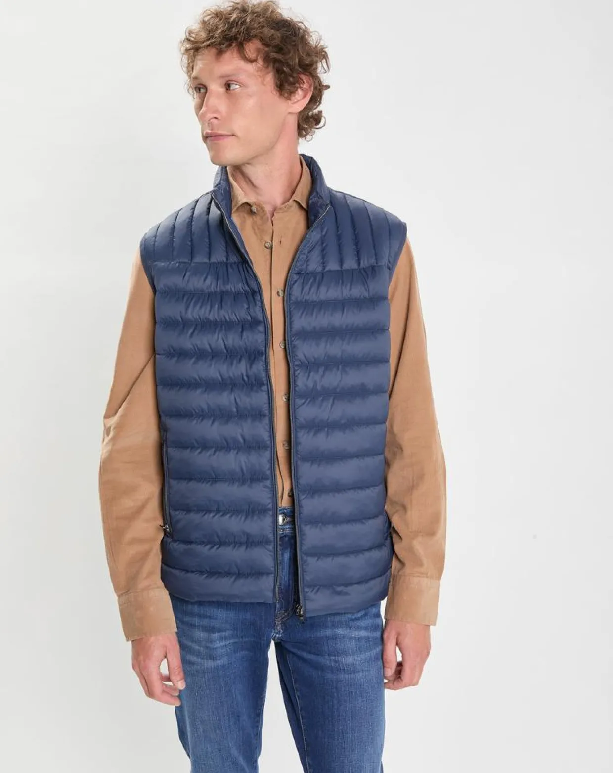 Homme Hackett London Manteaux^Doudoune sans manches bleu marine