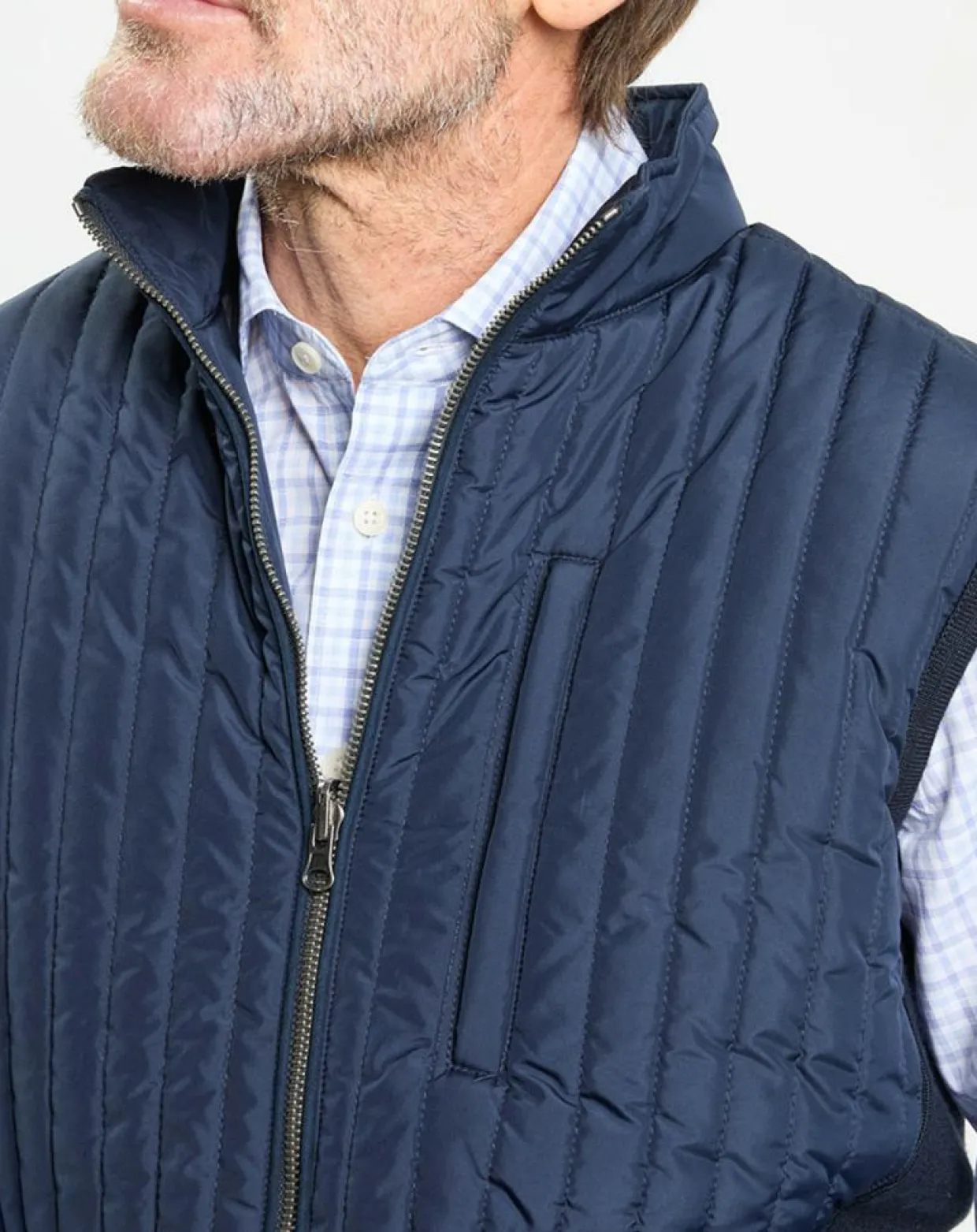 Homme Hackett London Manteaux^Doudoune sans manches bleue
