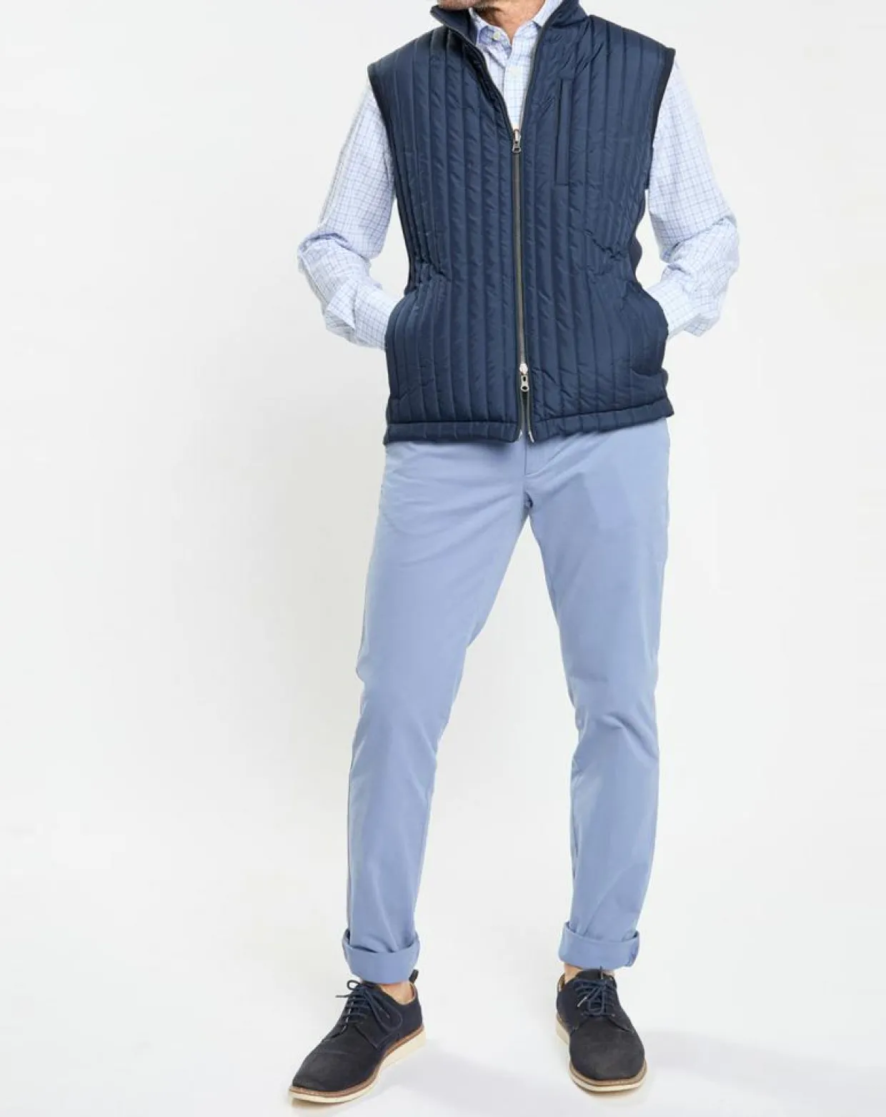 Homme Hackett London Manteaux^Doudoune sans manches bleue