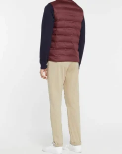Doudoune sans manches bordeaux-Hackett London