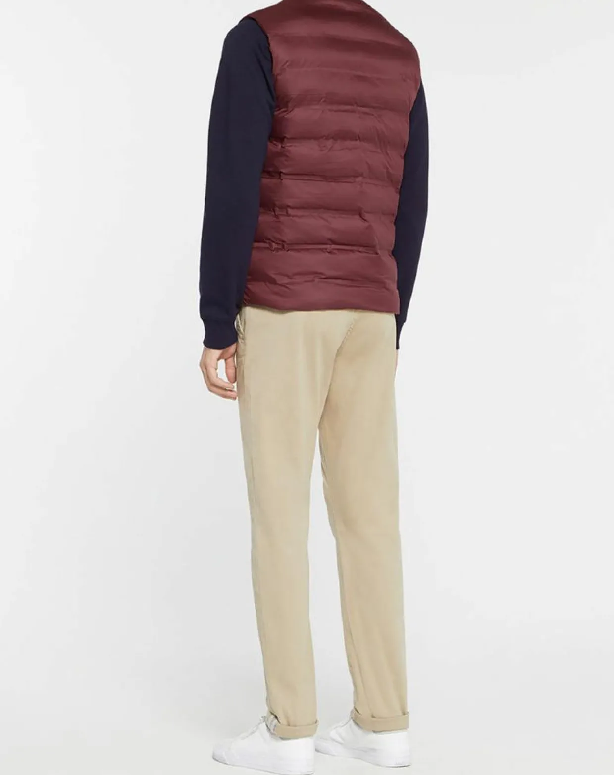Doudoune sans manches bordeaux-Hackett London