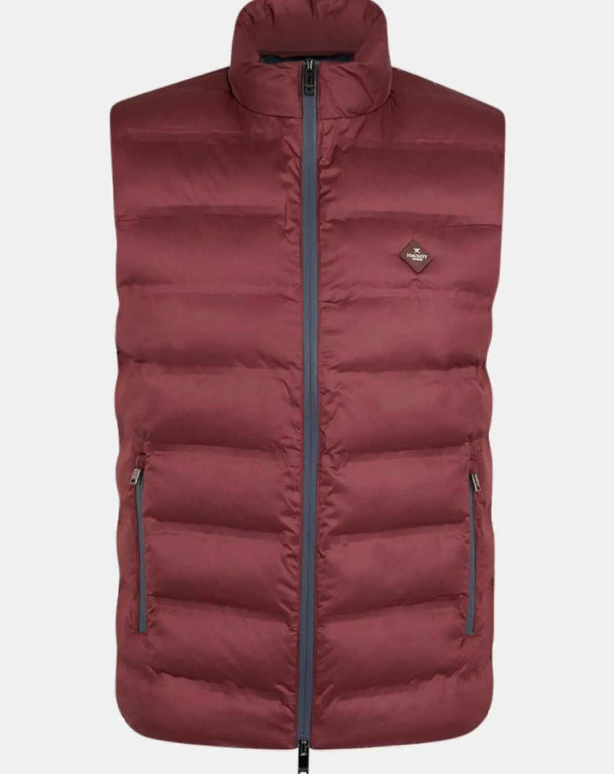 Doudoune sans manches bordeaux-Hackett London