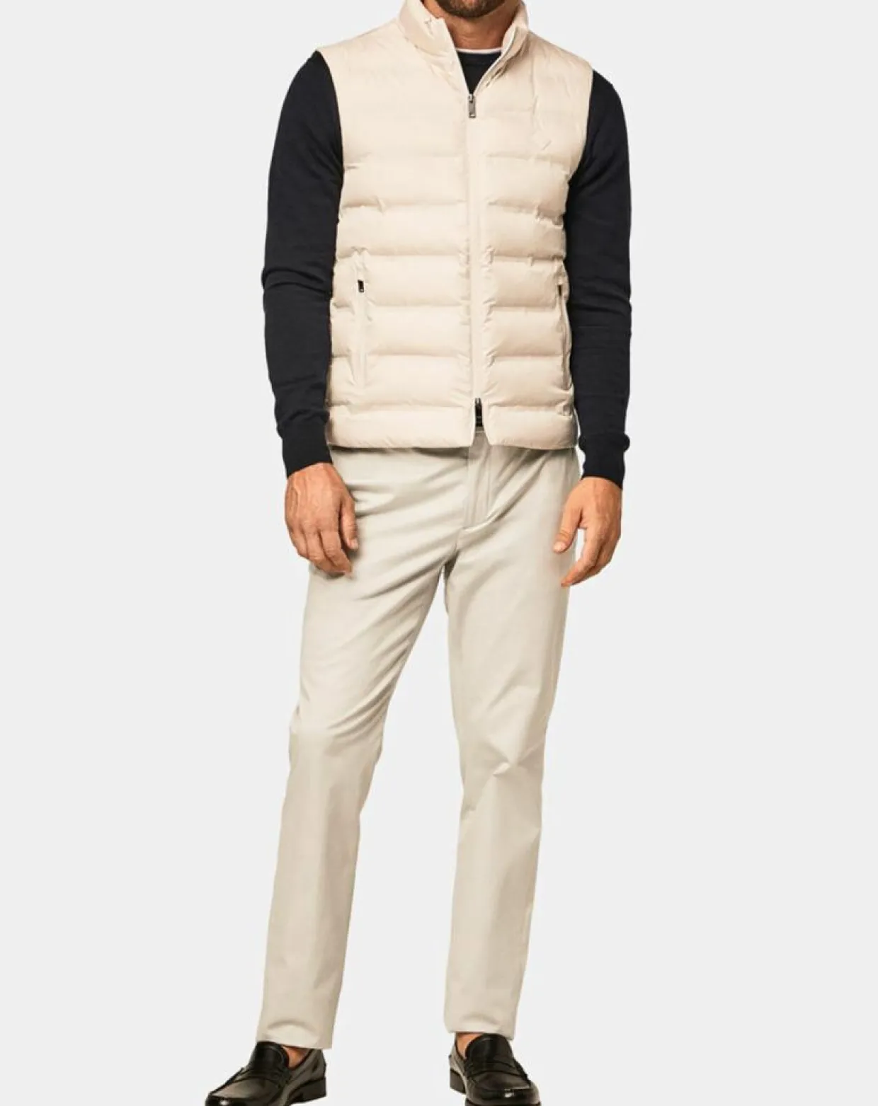 Doudoune sans manches écrue-Hackett London Sale