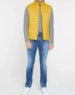 Doudoune sans manches jaune-Hackett London