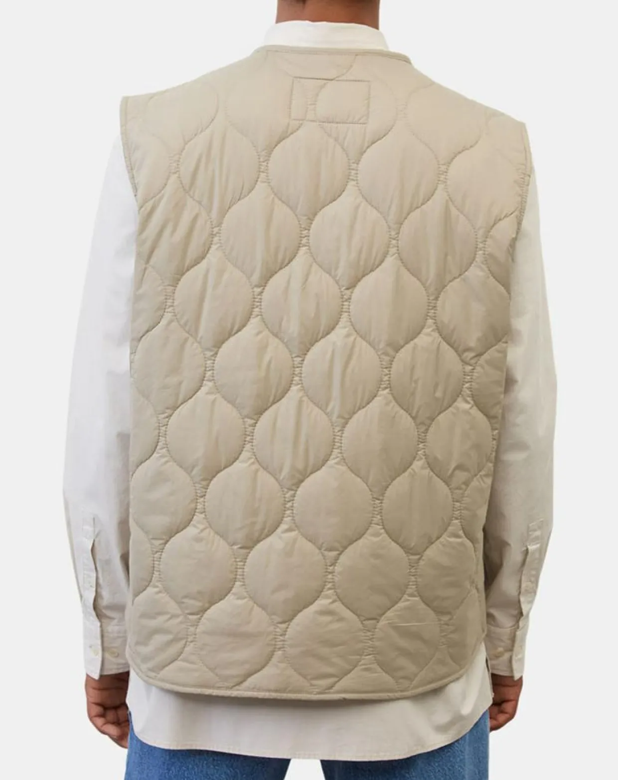 Doudoune sans manches légère beige-Marc O'Polo New