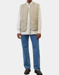 Doudoune sans manches légère beige-Marc O'Polo New