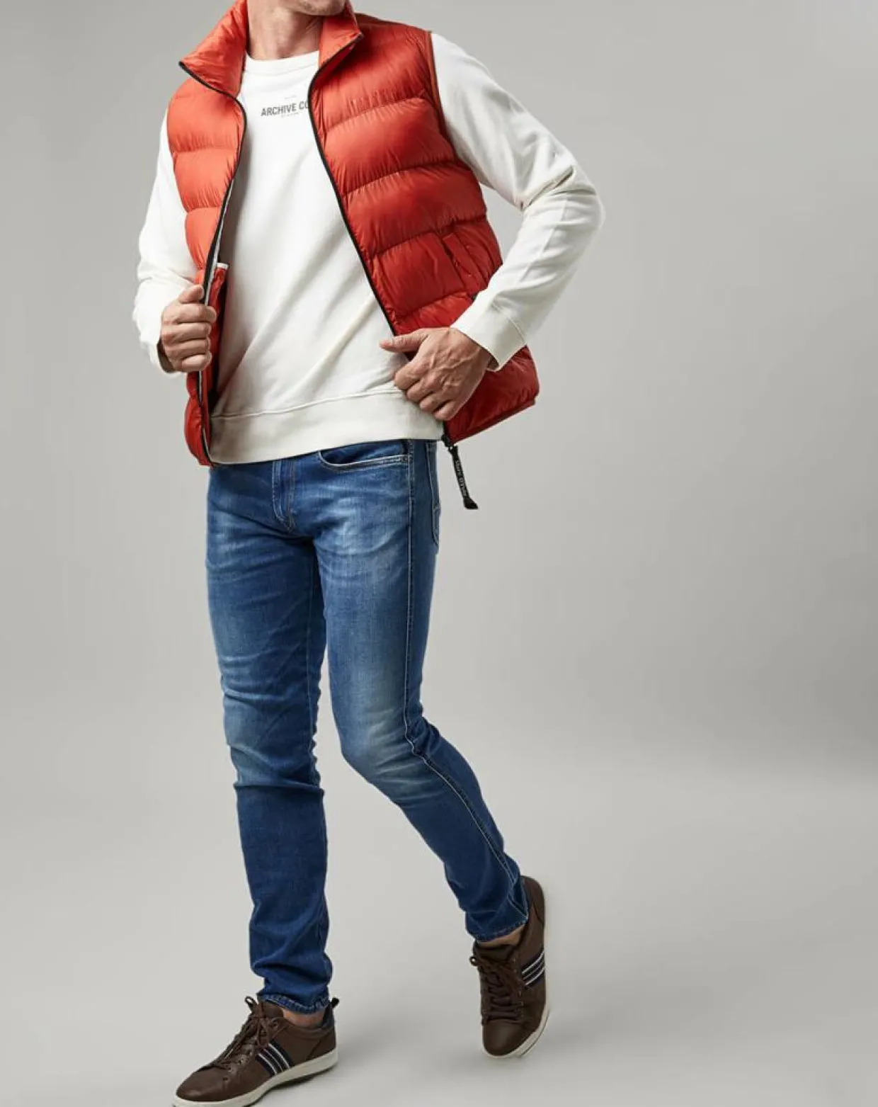 Doudoune sans manches No Down rouge-Marc O'Polo Best