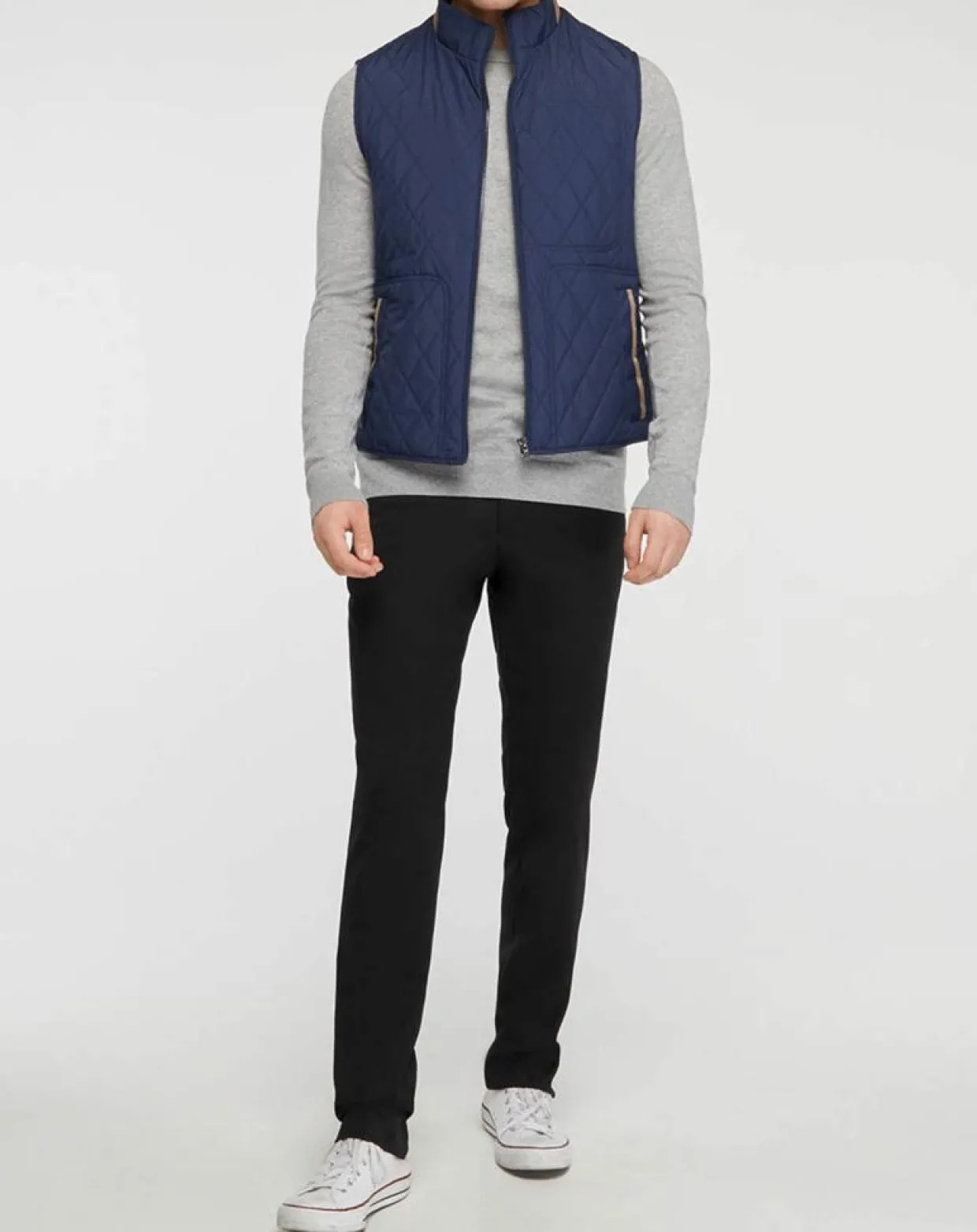 Homme Hackett London Vestes, Blousons^Doudoune sans manches Quilted bleu marine