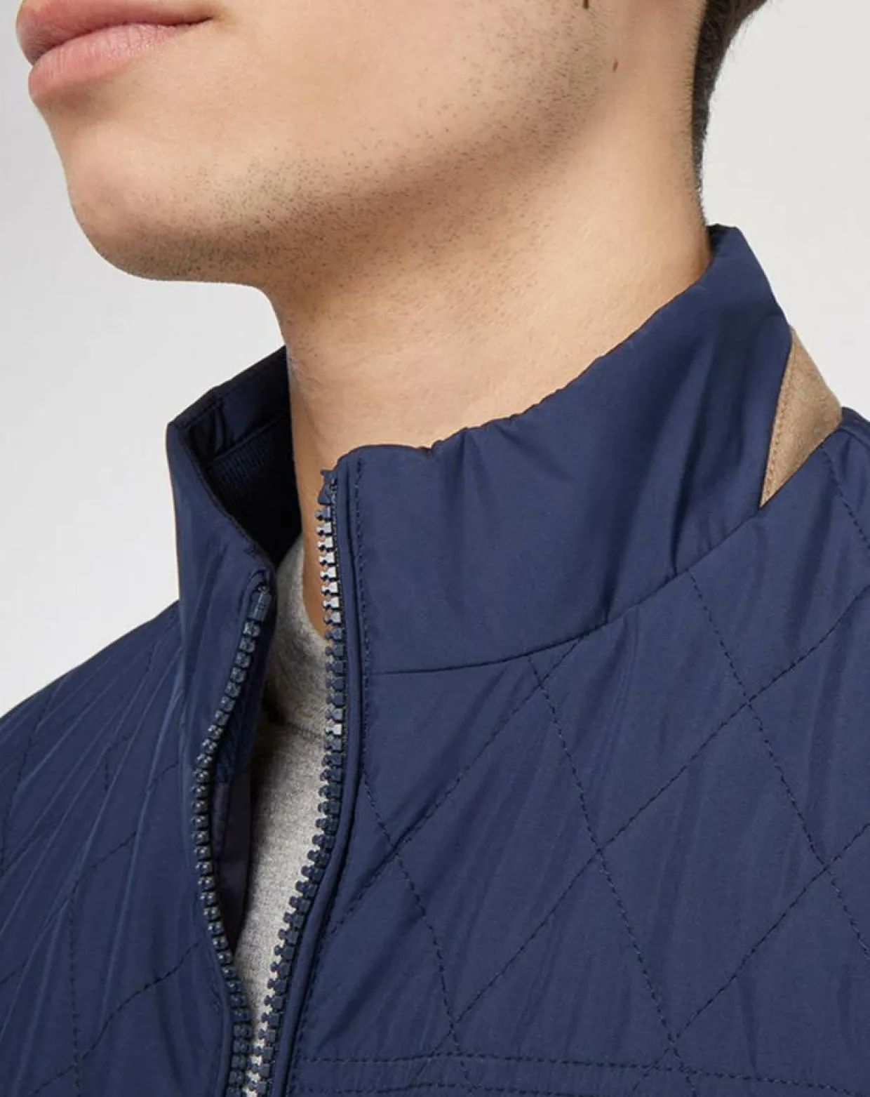 Homme Hackett London Vestes, Blousons^Doudoune sans manches Quilted bleu marine