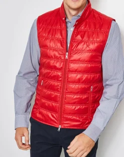 Homme Hackett London Manteaux^Doudoune sans manches rouge