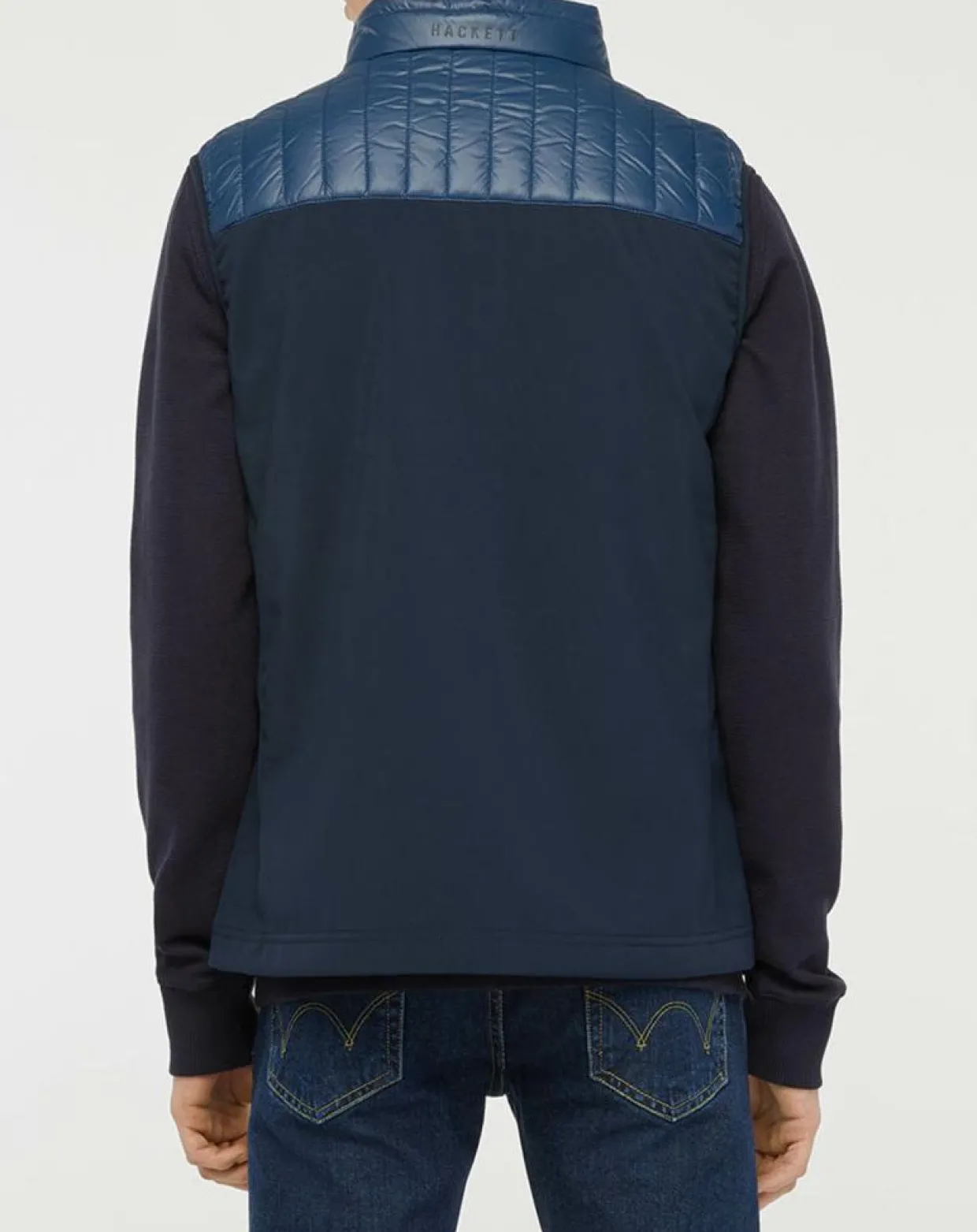 Homme Hackett London Manteaux^Doudoune sans manches Soft Shell Aston Martin Racing bleu marine