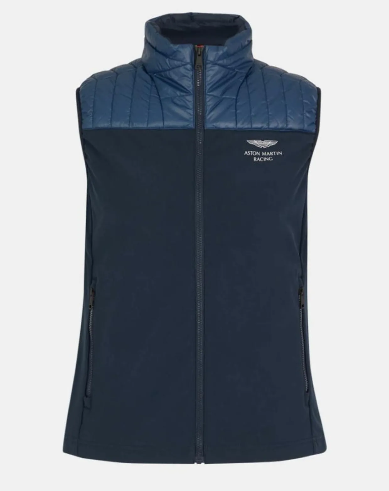 Homme Hackett London Manteaux^Doudoune sans manches Soft Shell Aston Martin Racing bleu marine