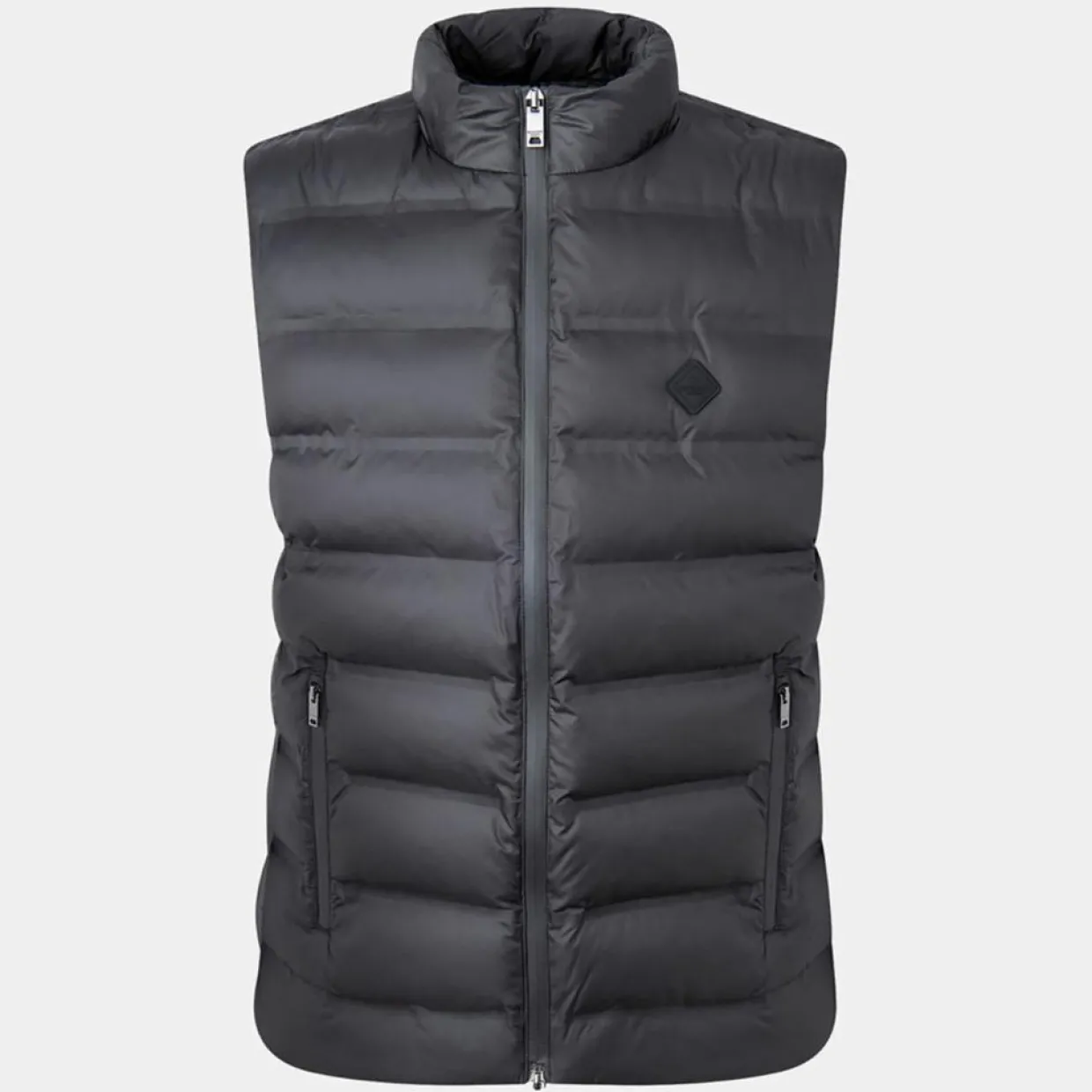 Doudoune sans manches unie noire-Hackett London Outlet