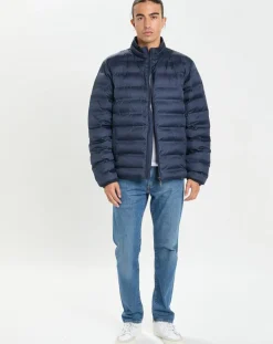 Homme Hackett London Manteaux^Doudoune unie bleu marine