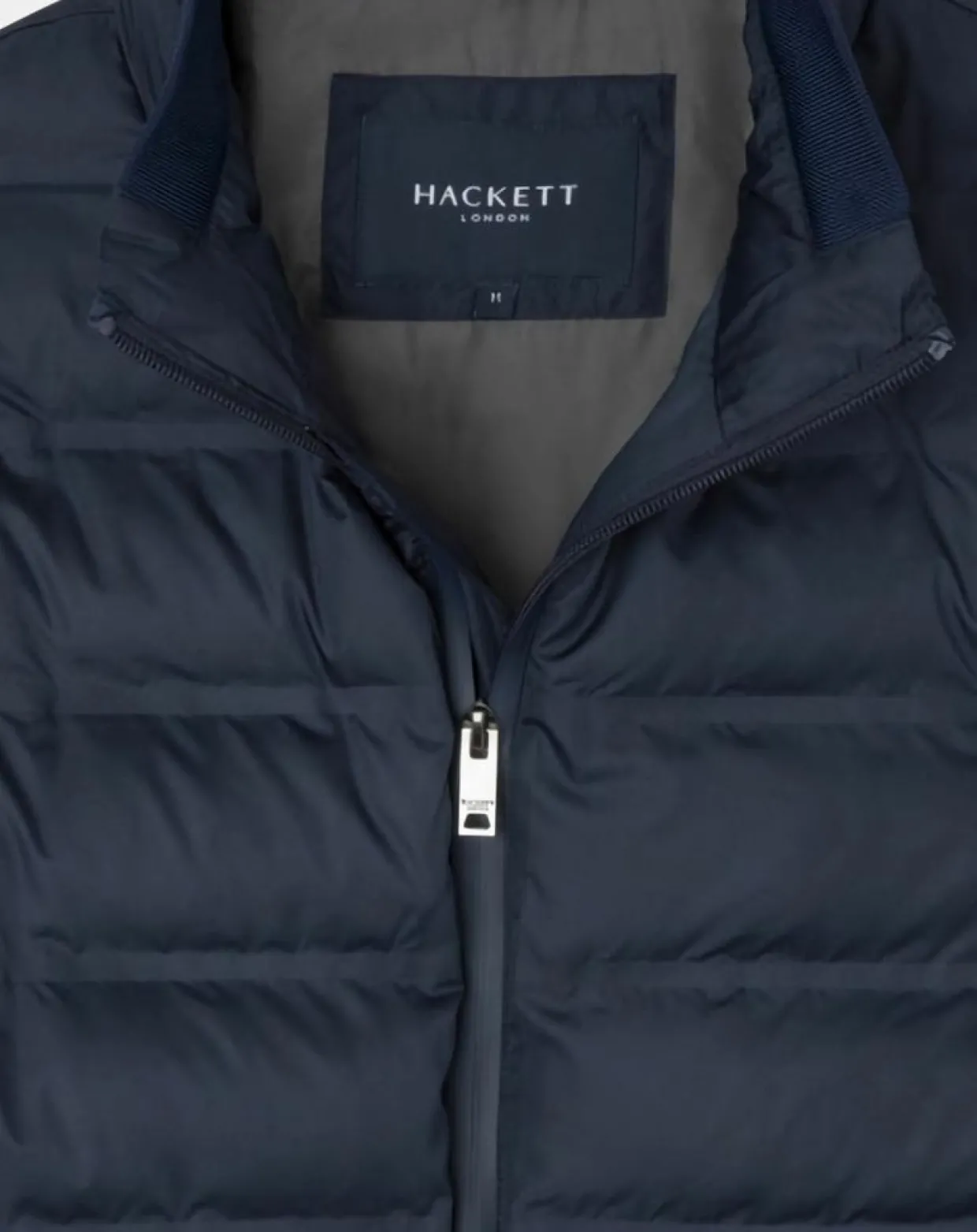Homme Hackett London Manteaux^Doudoune unie bleu marine