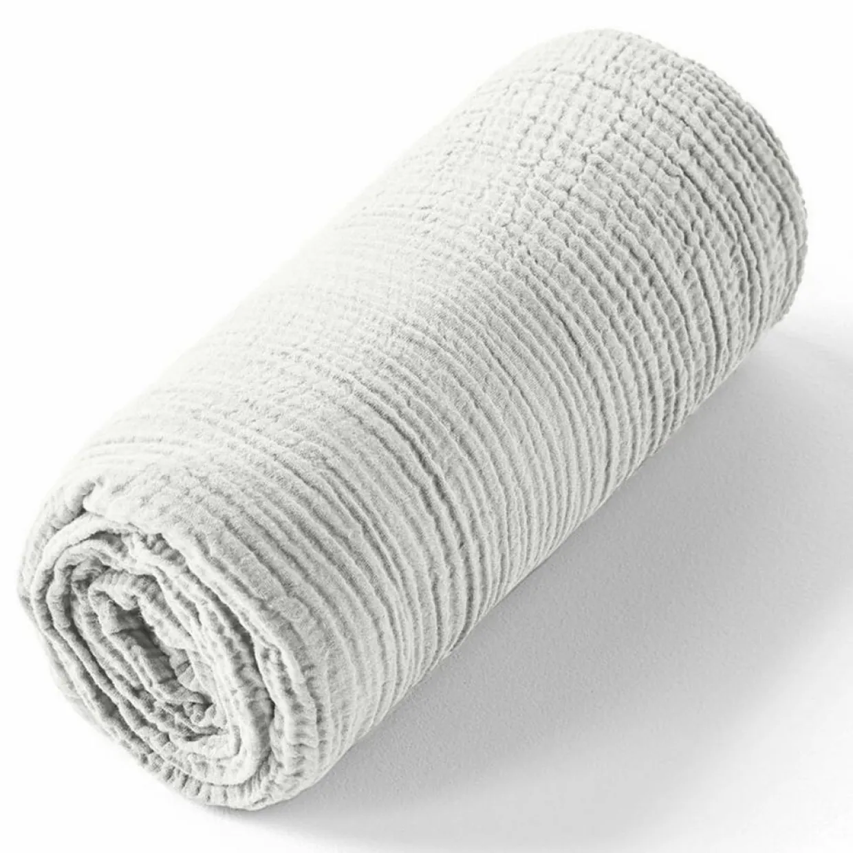 Drap housse 100% Gaze de coton bonnet 30 cm blanc-Baton Rouge Best