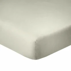 Blanc Passion Linge De Lit, Ensembles^Drap housse en coton bonnet 35 cm ivoire