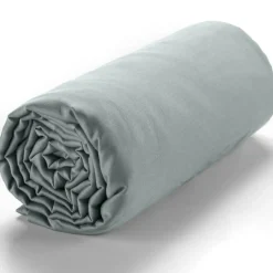 Baton Rouge Linge De Lit, Ensembles^Drap housse satin de coton lavé bonnet 30 cm vert
