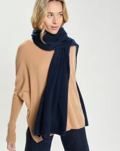 Femme Cashmere Tribu Echarpes, Foulards^Echarpe 100% Cachemire Cascade nuit - 110x80 cm