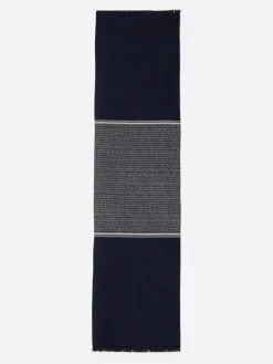 Homme Devred Echarpes, Foulards^Echarpe fantaisie bleu marine - 180x45 cm