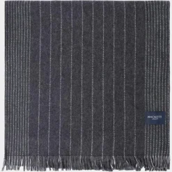 Echarpe Tennis à rayures gris foncé - 170x34 cm-Hackett London Online