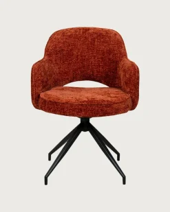 Elba - Chaise en tissu et pieds métal-Uniqka Best