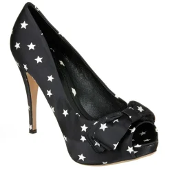 Escarpins étoilés noir/blanc - Talons 12 cm-Dolce & Gabbana New