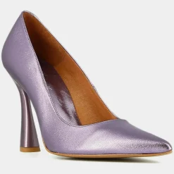 Femme Jonak Escarpins^Escarpins en Cuir Dabate lilas - Talon 10 cm